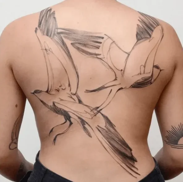 boaz_tattoos, Guest Artist bei True Canvas Wien – Sketchy