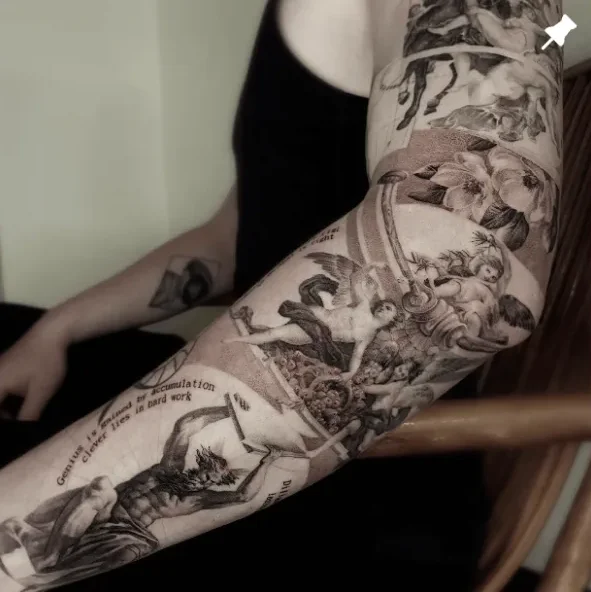 chiukai_tattoo, Guest Artist bei True Canvas Wien – Realismus – Black & Grey