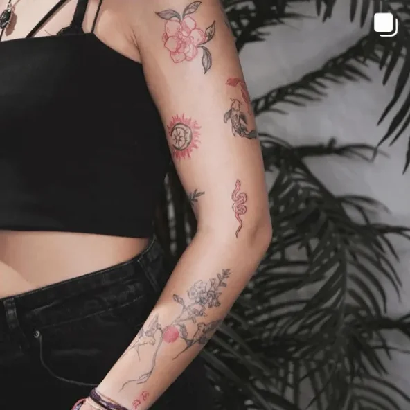 gusef.doga, Guest Artist bei True Canvas Wien – Fineline / One Line / Tiny Tattoos / Schriftzüge