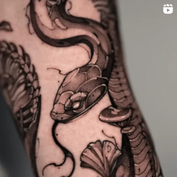 hmarno.tattoo, Guest Artist bei True Canvas Wien – Sketchy, Realismus – Black & Grey