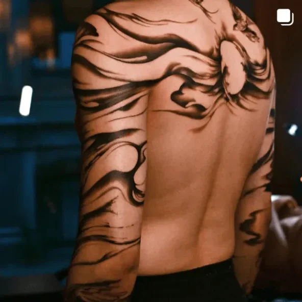 joytattoo_, Guest Artist bei True Canvas Wien – Watercolor / Brush Strokes, Sketchy