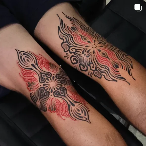 kiwa_jip, Guest Artist bei True Canvas Wien – Mandalas / Ornamente, Whip Shading / X-Ray