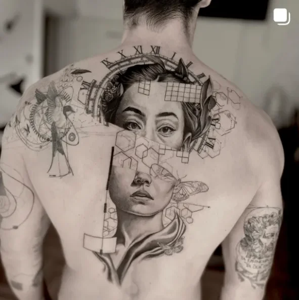koittattoo, Guest Artist bei True Canvas Wien – Sketchy, Concept Art / Geometrisch
