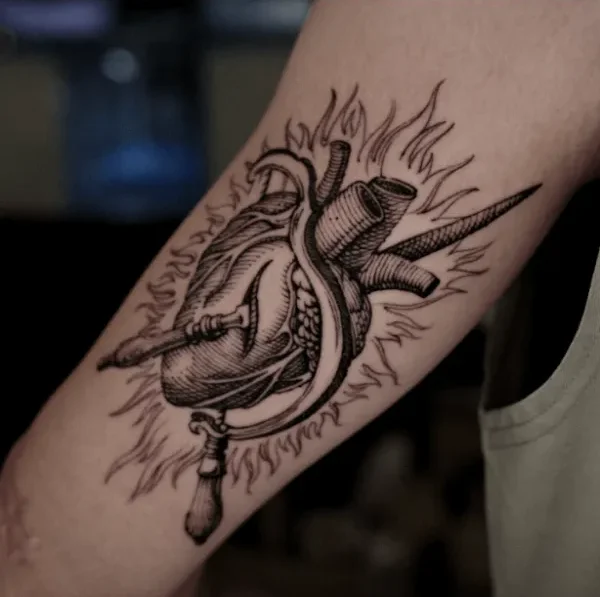 octopvs.ink, Guest Artist bei True Canvas Wien – Engraving / Woodcut / Linolschnitt
