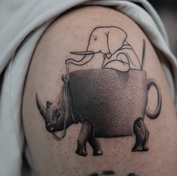papiink_, Guest Artist bei True Canvas Wien – Realismus – Black & Grey