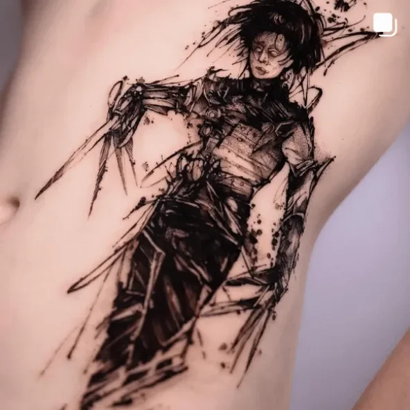 tattoogalinskaya, Guest Artist bei True Canvas Wien – Floral / Botanisch, Sketchy, Dark Art / Horror
