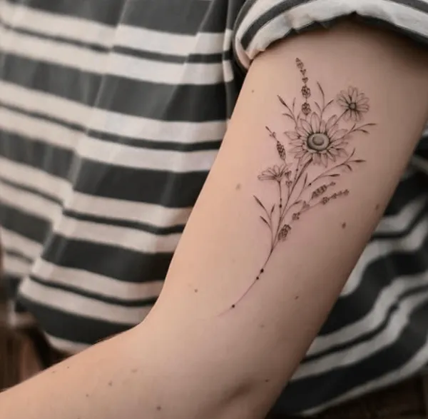tattoosbyninna, Guest Artist bei True Canvas Wien – Floral / Botanisch, Mandalas / Ornamente, Fineline / One Line / Tiny Tattoos / Schriftzüge