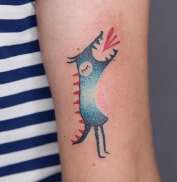 teektura_tattoo, Guest Artist bei True Canvas Wien – Doodle, Sketchy