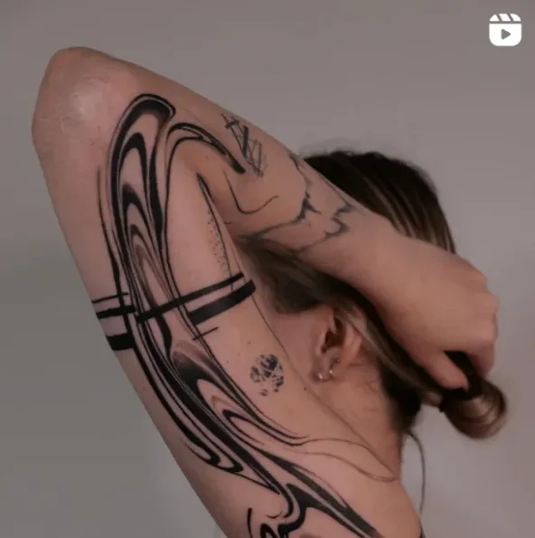 vel.pokes, Guest Artist bei True Canvas Wien – Realismus – Black & Grey, Surrealismus / Double Exposure