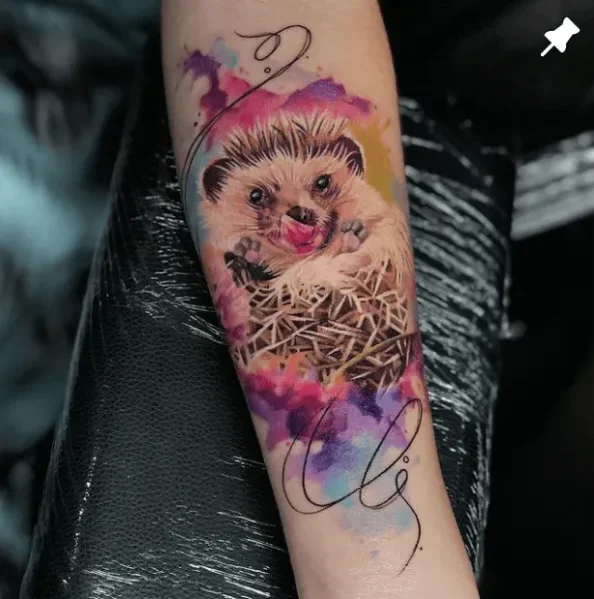 visotskayatattoo, Guest Artist bei True Canvas Wien – Watercolor / Brush Strokes