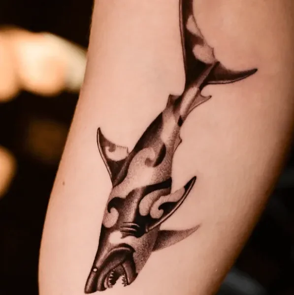 wakki_tattoo, Guest Artist bei True Canvas Wien – Whip Shading / X-Ray, Realismus – Black & Grey