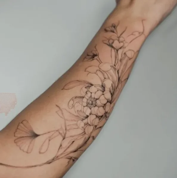 way.ink, Guest Artist bei True Canvas Wien – Fineline / One Line / Tiny Tattoos / Schriftzüge, Floral / Botanisch, Mandalas / Ornamente